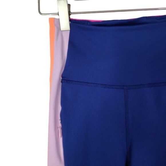 LILLY PULITZER Pants Womens XXS Blue Pink 24" Weekender High-Rise Midi Leggings - Picture 5 of 11